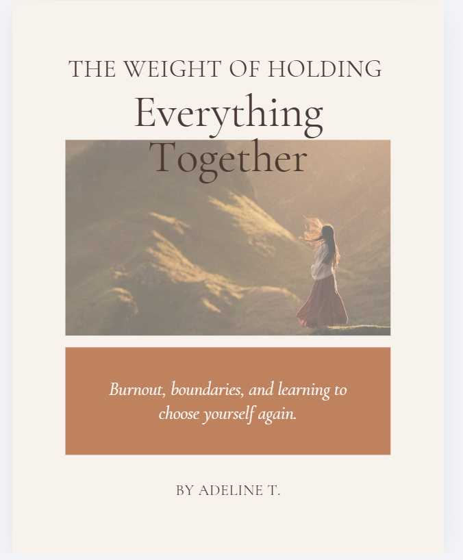 The Weight of Holding Everything Together
