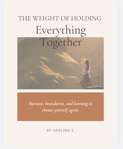 The Weight of Holding Everything Together